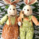 Casal Coelhos de Pano